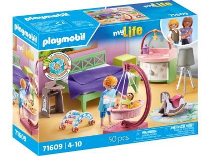 PLAYMOBIL® 71609 Ložnice s dětským koutkem