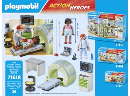 PLAYMOBIL® 71618 Pacient na magnetické rezonanci