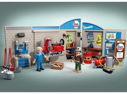 PLAYMOBIL® 71620 Garáž Vespy z 60. let