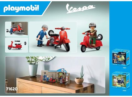 PLAYMOBIL® 71620 Garáž Vespy z 60. let