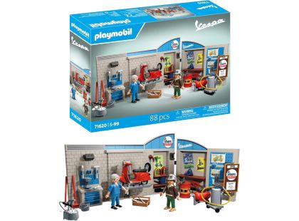 PLAYMOBIL® 71620 Garáž Vespy z 60. let