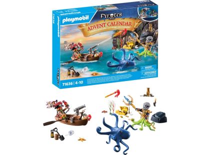 PLAYMOBIL® 71636 adventní kalendář Piráti - Poškozený obal