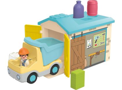 PLAYMOBIL® 71686 Junior Vyklápěcí auto s garáží