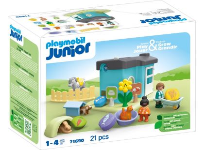 PLAYMOBIL® 71690 1.2.3: Ustájení zvířat s dávkovačem krmiva