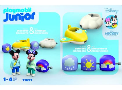 PLAYMOBIL® 71697 Junior & Disney: Let Mickeyho a Minnie v oblacích