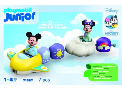 PLAYMOBIL® 71697 Junior & Disney: Let Mickeyho a Minnie v oblacích