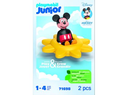 PLAYMOBIL® 71698 Junior & Disney: Mickeyho otočné slunce s funkcí chrastítka