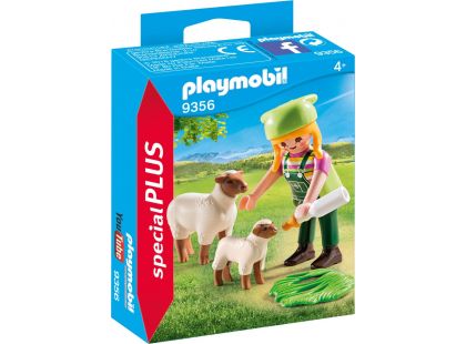 PLAYMOBIL® 9356 Farmářka s ovečkami