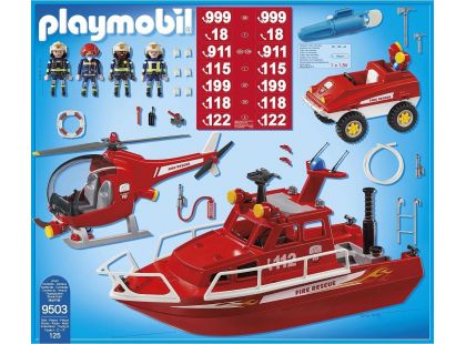 PLAYMOBIL® 9503 Požární set s podvodním motorem