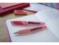 Plnicí pero s hrotem M STABILO EASYbuddy Pastel růžová 1 ks vč. bombičky s modrým zmizíkovatelným inkoustem 5