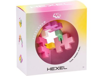 Plus-Plus Hexel Bubblegum