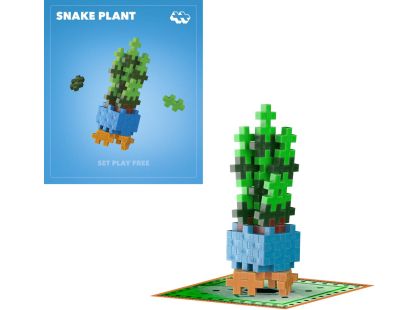 Plus-Plus Kytky Snake Plant