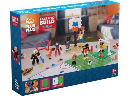 Plus Plus Nauč se stavět - Sporty 600 dílků - Poškozený obal