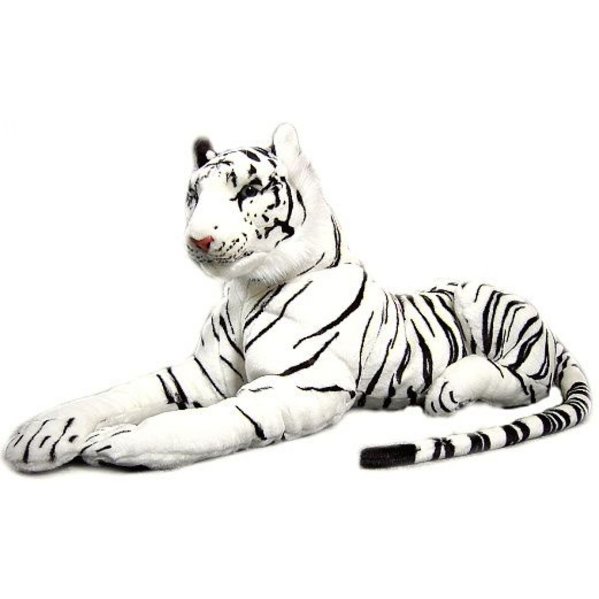 Plyšový Tygr bílý 90 cm