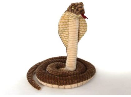 Plyš Had Kobra 37 cm