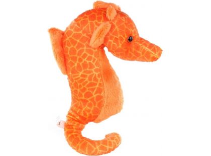 Plyš Mořský koník oranžový 24 cm