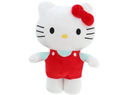Plyšová Hello Kitty s klipem červená