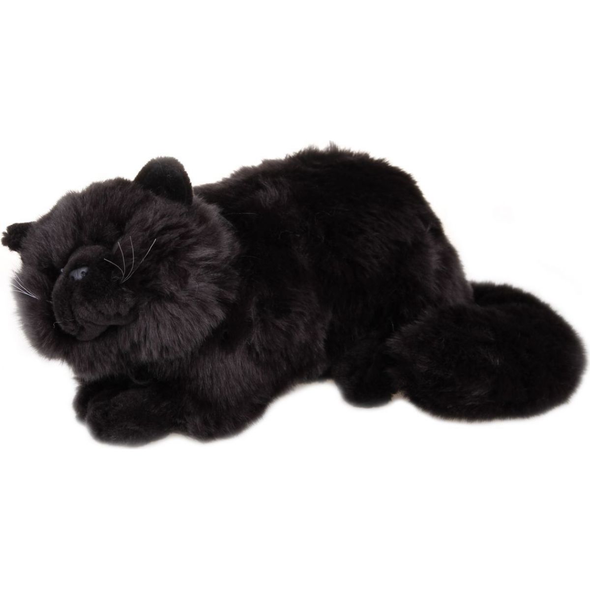Plyšová kočka 38 cm - Černá