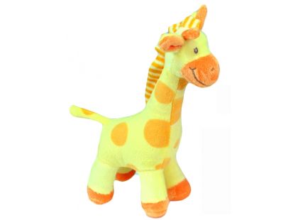 Plyšová žirafa stojící 24cm - Žlutá