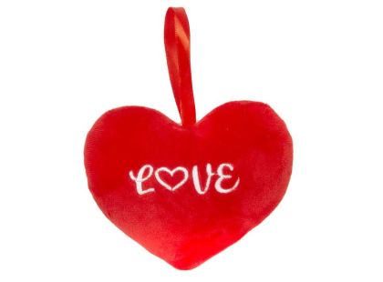 Plyšové Valentinské srdce 13 cm