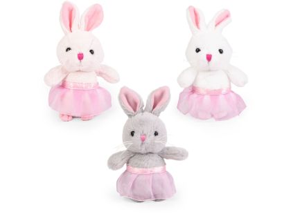 Alltoys Plyšový králíček v baletní sukýnce 15 cm