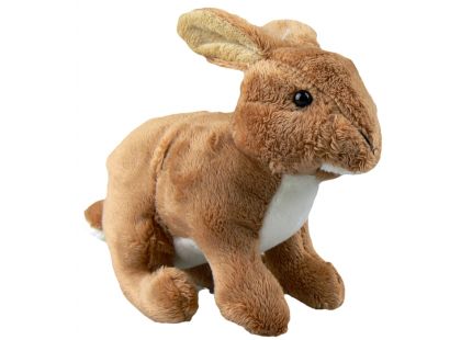 Plyšový králík 18cm - Hnědá