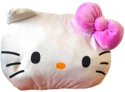 Plyšový poláštařek s otvorem na ruce Hello Kitty fialová mašle Plyšový poláštařek s otvorem na ruce Hello Kitty fialová mašle