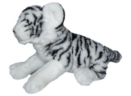 Plyšový tygr bílý 32cm