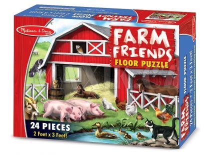 Podlahové puzzle Farma 24 dílků