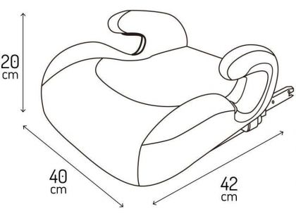 Podsedák MoMi VENKO Isofix I-Size šedý