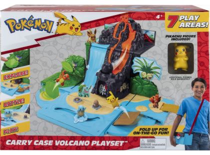 Jazwares Pokemon Carry Case Volcano  Hrací set