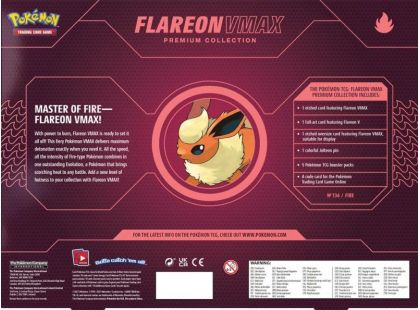 Pokémon TCG: Eevee Evolution VMAX Premium Collection Flareon V Max
