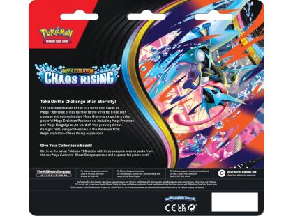 Pokémon TCG: ME04 Chaos Rising - 3 Blister Booster