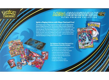 Pokémon TCG: Mega Charizard X ex Ultra Premium Collection