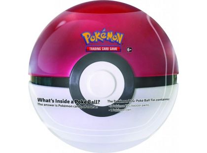 Pokémon TCG: Poké Ball Tin SS 2021 červený