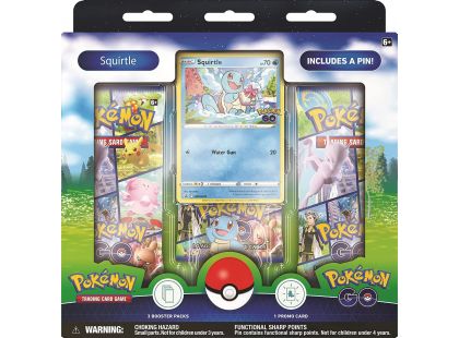 Pokémon TCG: Pokémon GO - Pin Box Squirtle