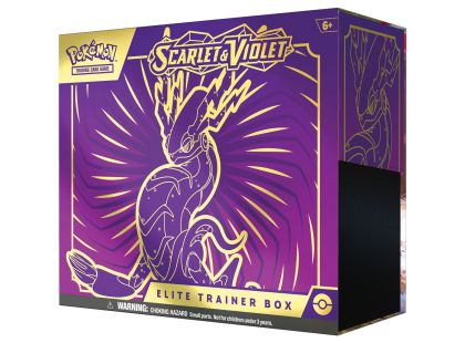 Pokémon TCG: Scarlet & Violet 01 - Elite Trainer Box fialový