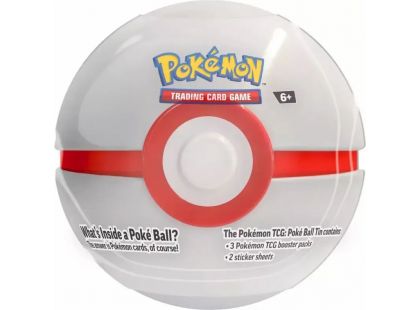 Pokémon TCG: September Pokeball Tin bílý - Poškozený obal