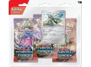 Pokémon TCG: SV05 Temporal Forces - 3 Blister Booster Cyclizar