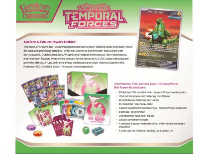 Pokémon TCG: SV05 Temporal Forces - Elite Trainer Box Iron Thorns