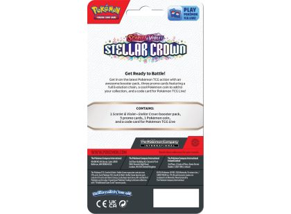 Pokémon TCG: SV07 Stellar Crown - Premium Checklane Blister Iron Thorns