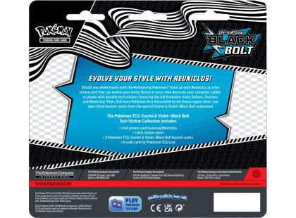 Pokémon TCG: SV10.5 Black Bolt - Tech Sticker Collection