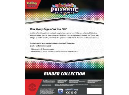 Pokémon TCG: SV8.5 Prismatic Evolutions - Binder Collection