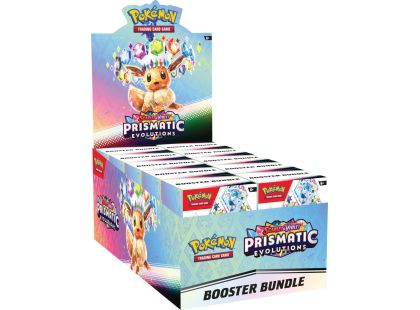Pokémon TCG: SV8.5 Prismatic Evolutions - Booster Bundle Display