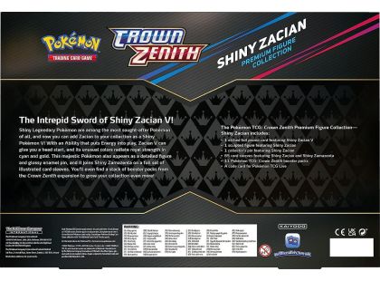Pokémon TCG: Sword and Shield 12.5 Crown Zenith - Premium Figure Collection Shiny Zacian