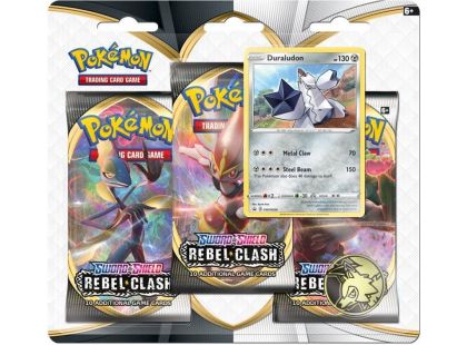Pokémon TCG: SWSH02 Rebel Clash 3 Blister Booster