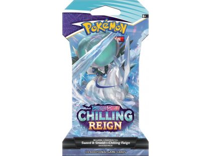 Pokémon TCG: SWSH06 Chilling Reign - 1 Blister Booster bílý kůň