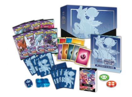 Pokémon TCG: SWSH06 Chilling Reign - Elite Trainer Box modrý