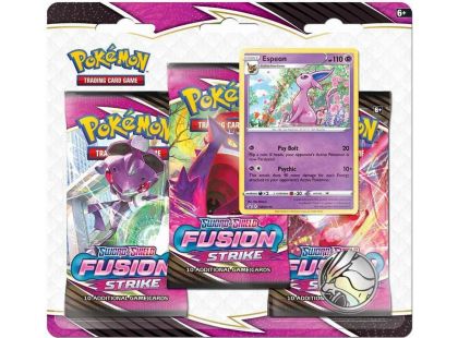 Pokémon TCG: SWSH08 Fusion Strike - 3 Blister Booster Espeon
