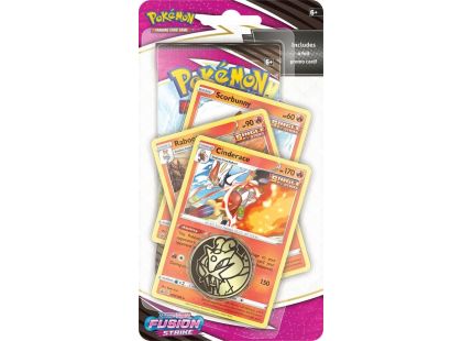 Pokémon TCG: SWSH08 Fusion Strike - Premium Checklane Blister Cinderace